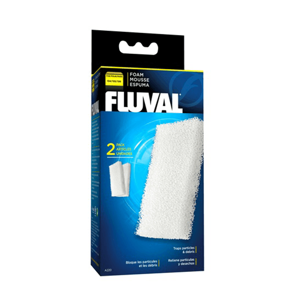 Fluval 104/105/106 Foam Filter Block - 2 Pack - Pisces Pet Emporium