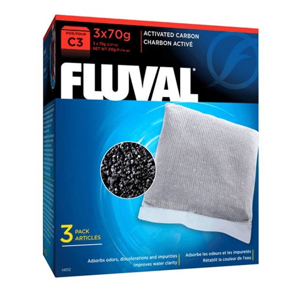 Fluval C3 Activated Carbon - 3 Pack - Pisces Pet Emporium