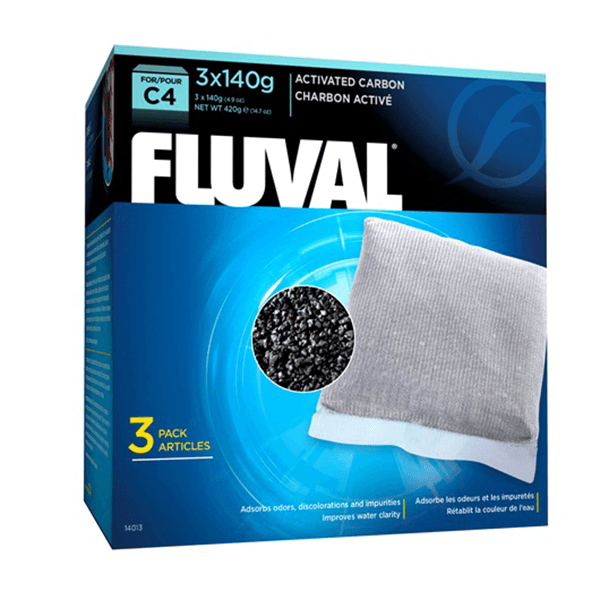 Fluval C4 Activated Carbon - 3 Pack - Pisces Pet Emporium
