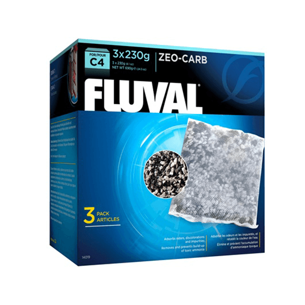 Fluval C4 Zeo-Carb - 3 Pack - Pisces Pet Emporium