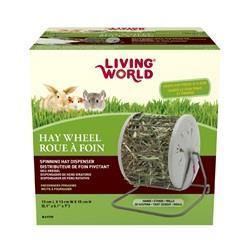 Living World Hay Wheel Dispenser - Pisces Pet Emporium