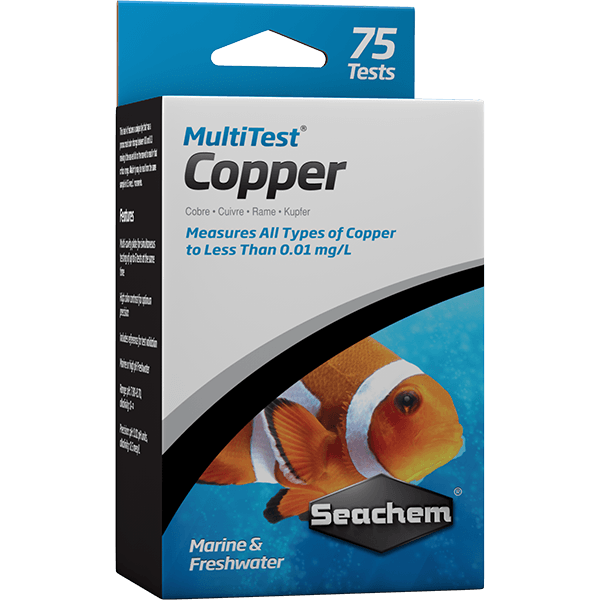 Seachem Multi Test Copper - 75 Tests - Pisces Pet Emporium