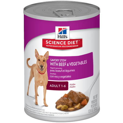 Science Diet Adult Savory Stew Beef & Vegetables 363 g - Pisces Pet Emporium