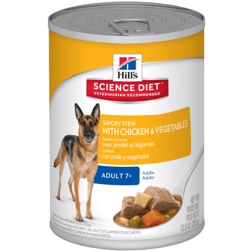 Science Diet Adult 7+ Savory Stew Chicken & Vegetables 363 g - Pisces Pet Emporium