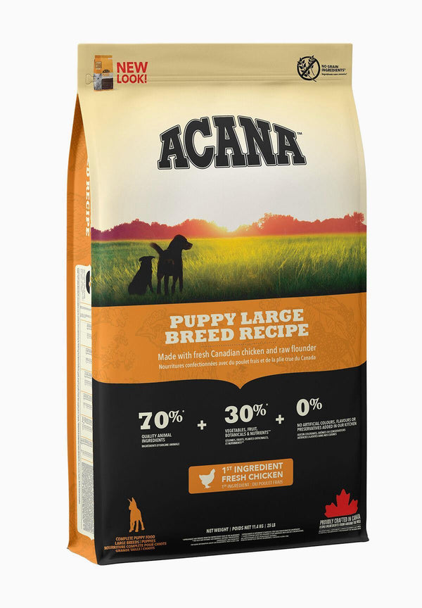 Acana Heritage Puppy Large Breed Recipe 11.4kg - Pisces Pet Emporium