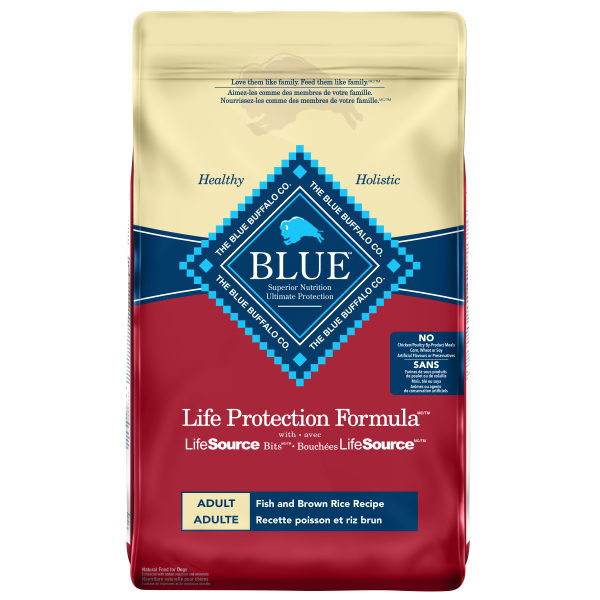Blue Buffalo Life Protection Formula Fish & Brown Rice Dog Food - 11.7 kg - Pisces Pet Emporium