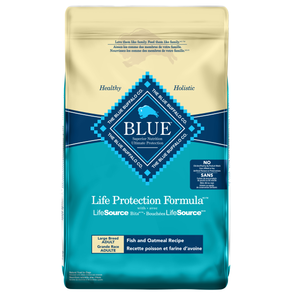 Blue Buffalo Life Protection Formula Fish & Oatmeal Large Breed Dog Food - 11.7 kg - Pisces Pet Emporium