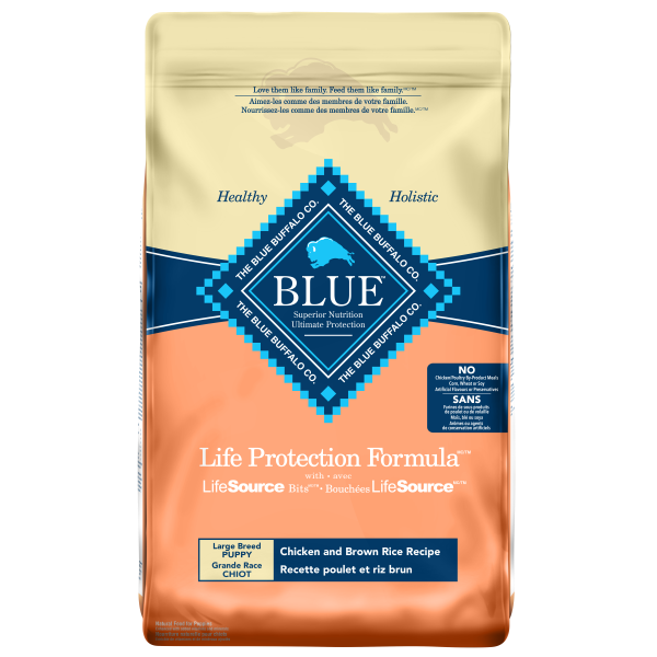 Blue Buffalo Life Protection Formula Chicken & Brown Rice Large Breed Puppy Food - 11.7 kg - Pisces Pet Emporium
