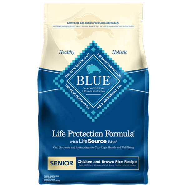 Blue Buffalo Life Protection Formula Senior Chicken and Brown Rice Recipe Dog Food - 2.7kg - Pisces Pet Emporium
