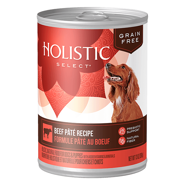 Holistic Select Beef Pate Dog Food - 369 g - Pisces Pet Emporium