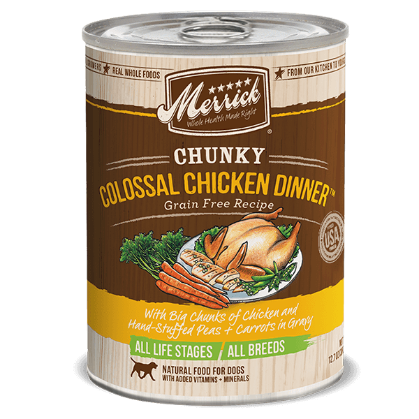 Merrick Chunky Colossal Chicken Dinner Grain Free 360 g - Pisces Pet Emporium