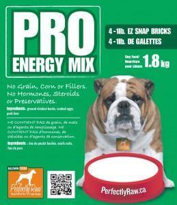 Perfectly Raw Pro Energy - 4x1lb EZ Snap Bricks - Pisces Pet Emporium
