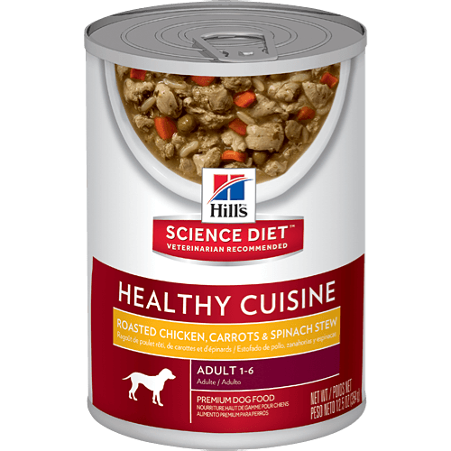 Science Diet Adult 7+ Roasted Chicken Carrots & Spinach 354 g - Pisces Pet Emporium