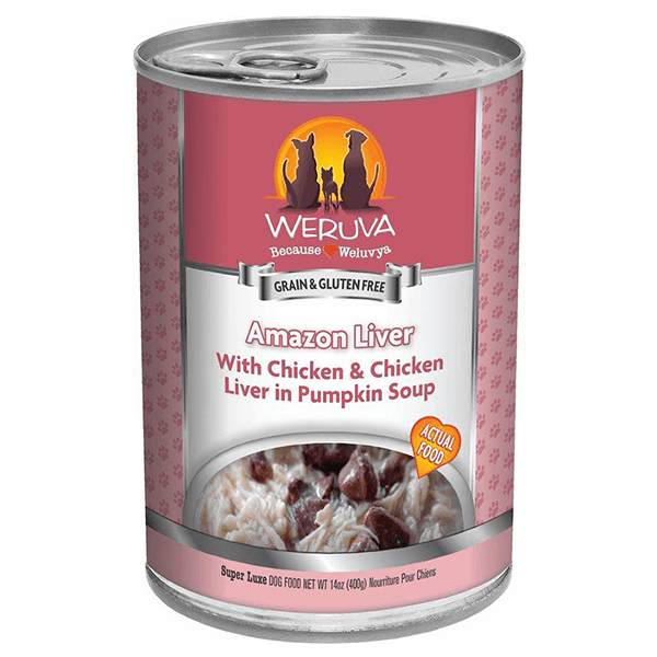 Weruva Amazon Liver Chicken & Chicken Liver in Pumpkin Soup 400 g - Pisces Pet Emporium