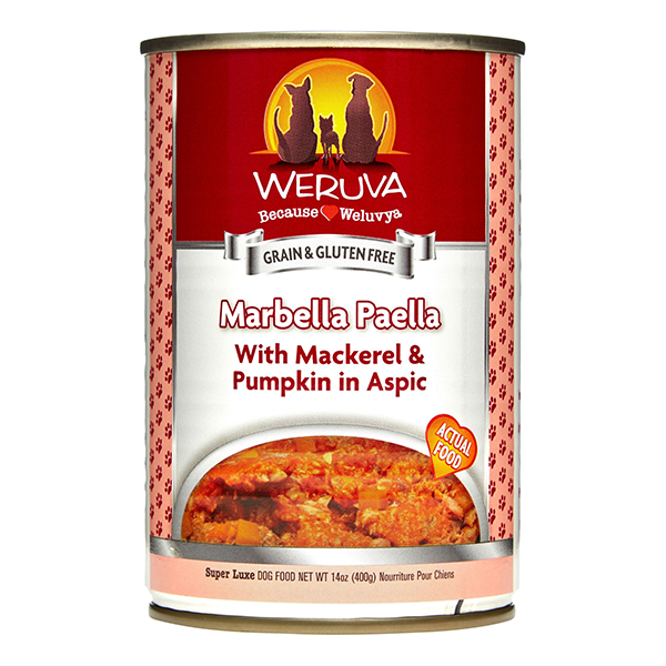Weruva Marbella Paella Mackerel & Pumpkin 400 g | Pisces Pets 