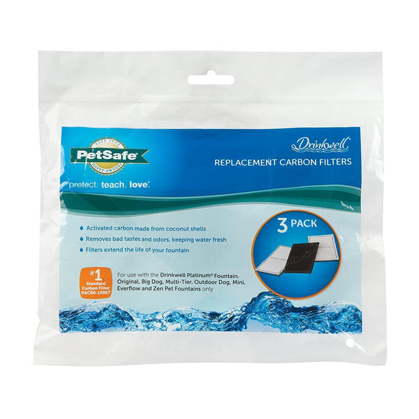 PetSafe Drinkwell Premium Replacement Charcoal Filters - 3-Pack - Pisces Pet Emporium
