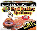 ZooMed Repti Basking Spot Lamp 100W 2pk - Pisces Pet Emporium