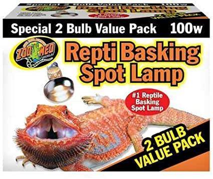 ZooMed Repti Basking Spot Lamp 100W 2pk - Pisces Pet Emporium