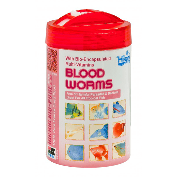 Hikari Bio-Pure Freeze Dried Blood Worms - Pisces Pet Emporium