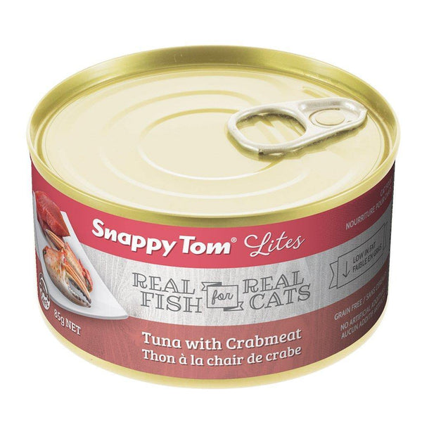 Snappy Tom Lites Tuna & Crabmeat Cat Food 85 g - Pisces Pet Emporium