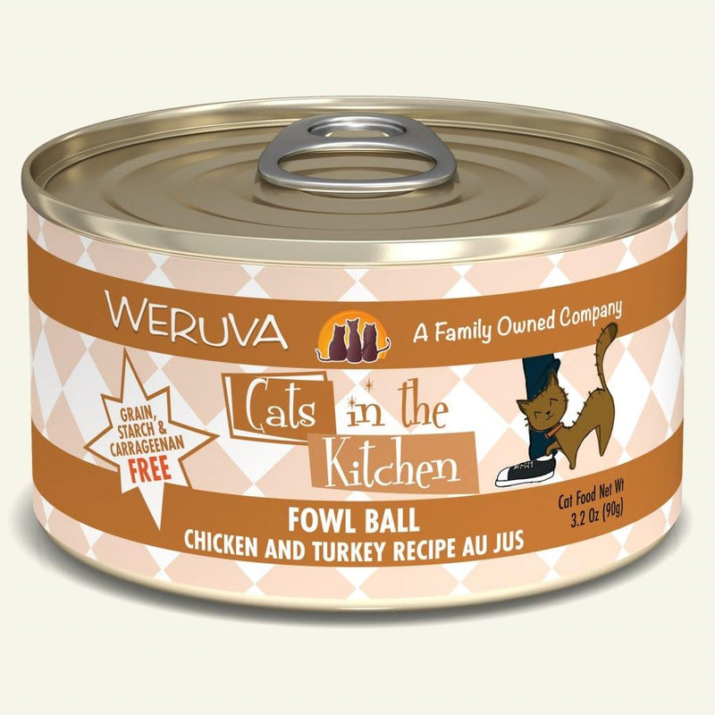 Cats in the Kitchen Fowl Ball Chicken & Turkey 170 g | Pisces Pets 
