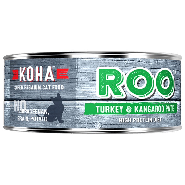 Koha Cat Roo Turkey & Kangaroo Pate 156 g - Pisces Pet Emporium