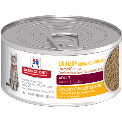 Science Diet Adult Urinary Hairball Control Savory Chicken 156 g - Pisces Pet Emporium