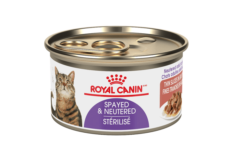 Royal Canin Spayed & Neutered Adult Cat Thin Slices in Gravy 85 g - Pisces Pet Emporium