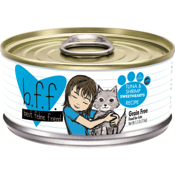 Weruva BFF Cat Tuna & Shrimp Sweethearts - 156 g - Pisces Pet Emporium