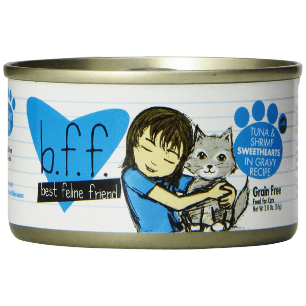Weruva BFF Cat Tuna & Shrimp Sweethearts - 85 g - Pisces Pet Emporium