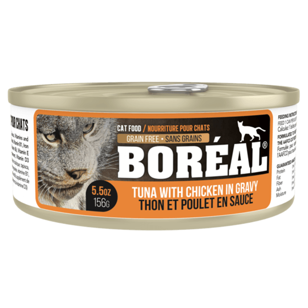Boreal Cat Tuna & Chicken in Gravy - 156 g - Pisces Pet Emporium