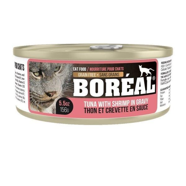Boreal Cat Tuna & Shrimp in Gravy - 156g - Pisces Pet Emporium