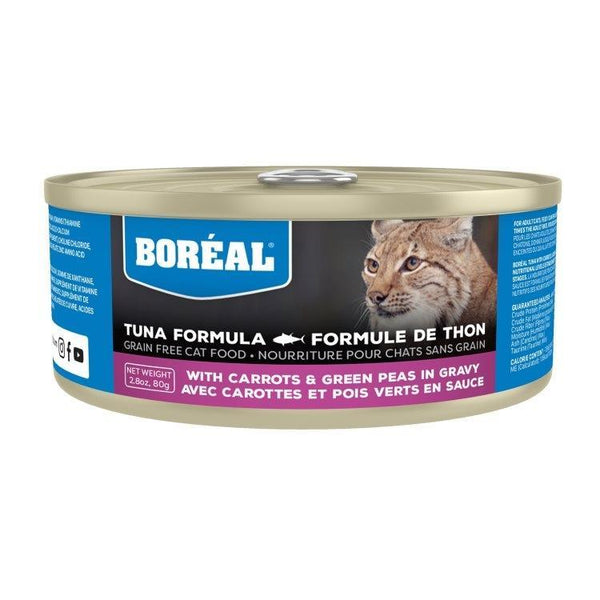 Boreal Cat Tuna, Carrots & Peas - 156g - Pisces Pet Emporium
