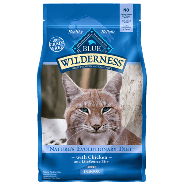 Blue Wilderness Adult Cat Indoor Chicken - 2.27 Kg - Pisces Pet Emporium