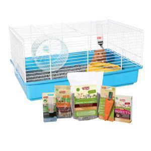 Living World Hamster Starter Kit - 46 cm L x 29 cm W x 23 cm H - Pisces Pet Emporium