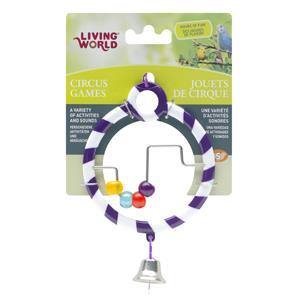 Living World Circus Toy Abacus Purple - Pisces Pet Emporium