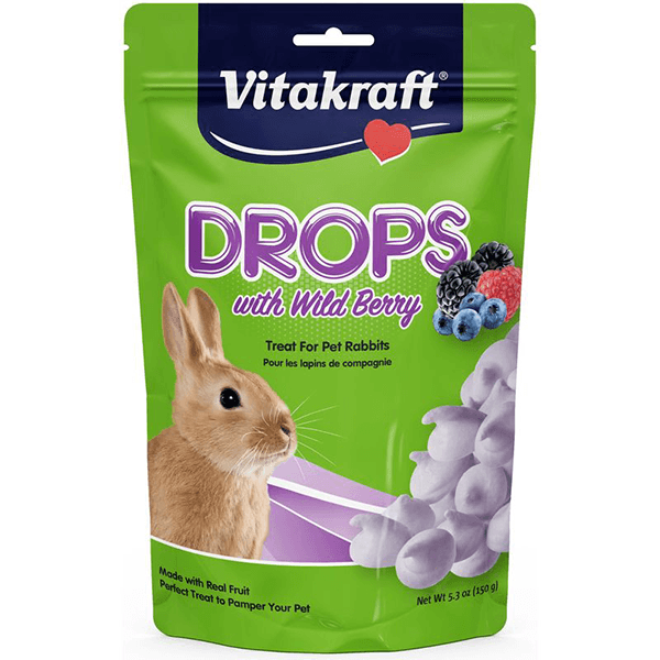 Vitakraft Drops with Wildberry for Rabbits - 150 g - Pisces Pet Emporium