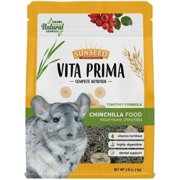 Sunseed Vita Prima Chinchilla Formula - 1.3 kg - Pisces Pet Emporium