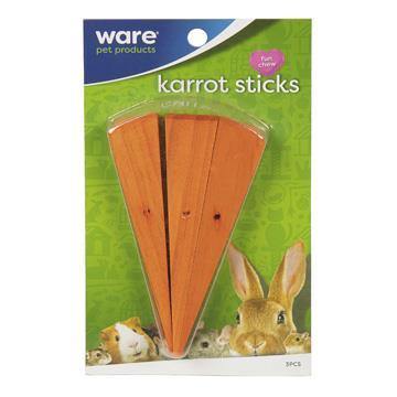 Ware Treat-K-Bob Carrot Sticks 3-Pack - Pisces Pet Emporium