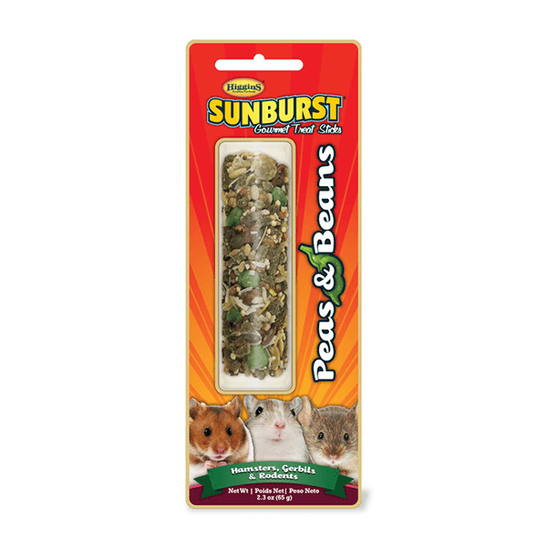 Higgins Sunburst Gourmet Stick Treats Peas & Beans - Pisces Pet Emporium