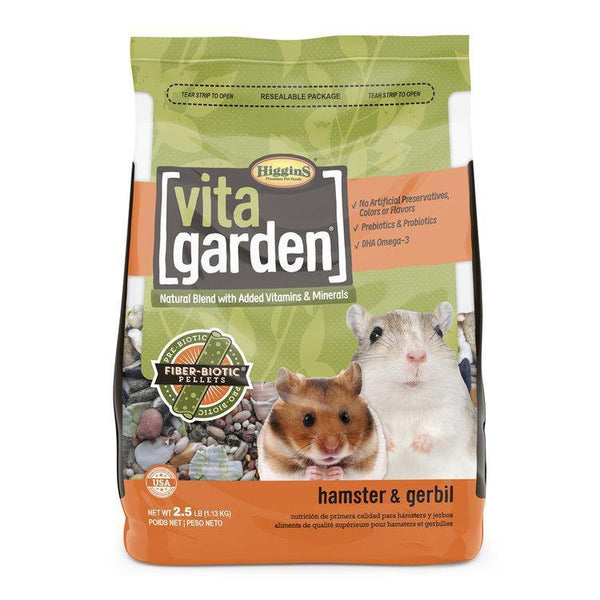 Higgins Vita Garden - Hamster & Gerbil Food 2.5lb - Pisces Pet Emporium