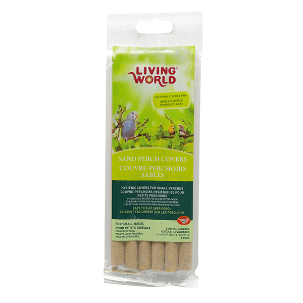 Living World Sand Perch Covers for Small Birds 6 Pack