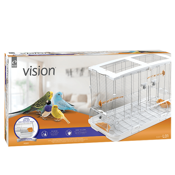 Vision Bird Cage for Large Birds - Single Height L01 - Pisces Pet Emporium