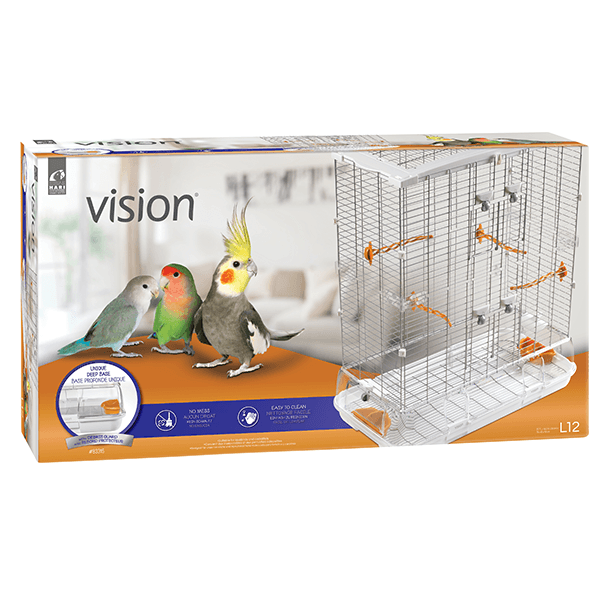 Vision Bird Cage for Large Birds - Double Height L12 - Pisces Pet Emporium