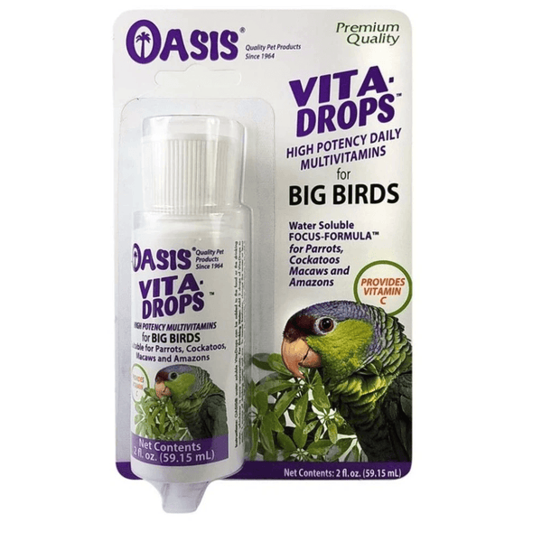 Oasis Vita Drops for Big Birds - Pisces Pet Emporium