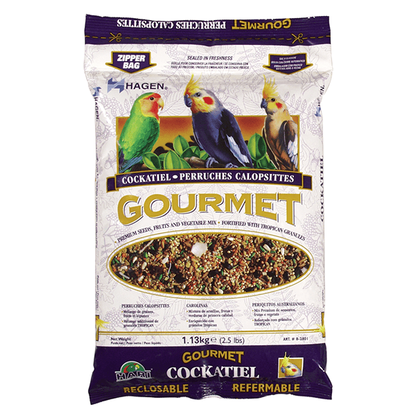 Hagen Gourmet Seed Mix for Cockatiels & Small Hookbills - 1.13 kg - Pisces Pet Emporium