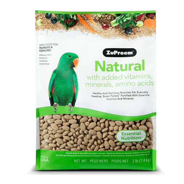 ZuPreem Natural Parrot & Conure Food 1.4 Kg - Pisces Pet Emporium