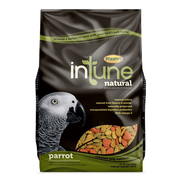 Higgins InTune Natural Diet for Parrots - Pisces Pet Emporium