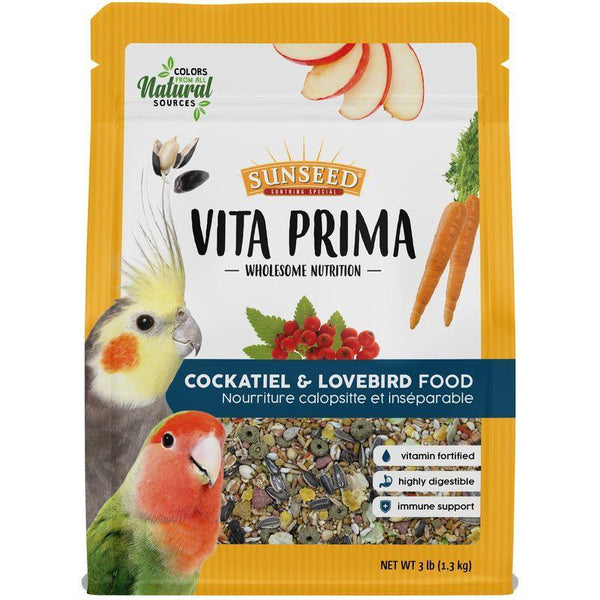 Sunseed Vita Prima Cockatiel & Lovebird - Pisces Pet Emporium