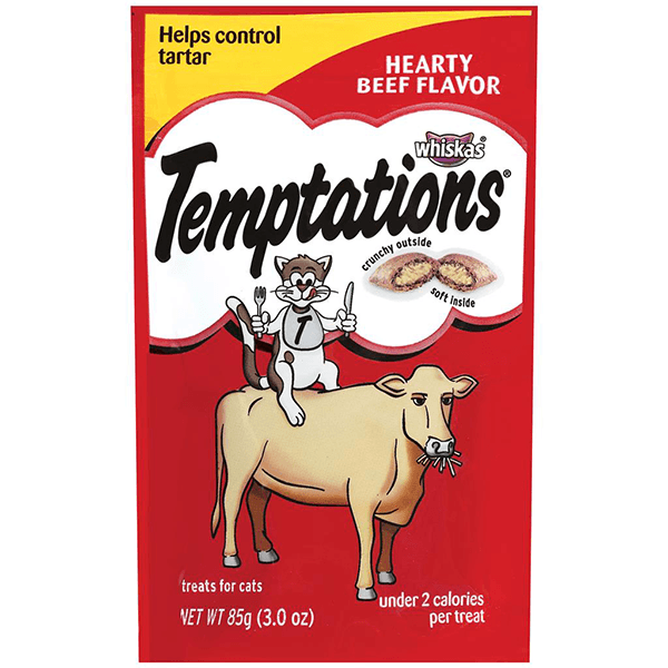 Temptations Hearty Beef - 85 g - Pisces Pet Emporium